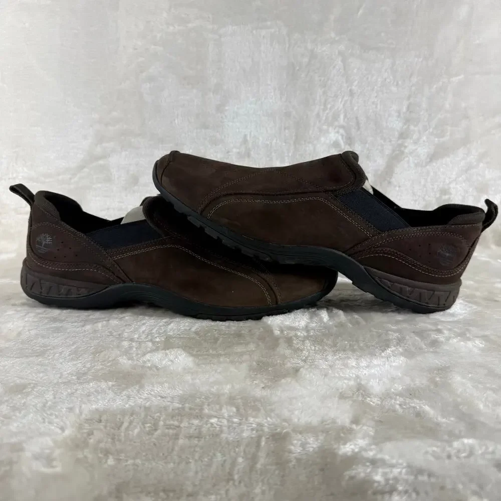 Timberland Suede Leather Slip On Shoes Men's Size 13M Casual Outdoors